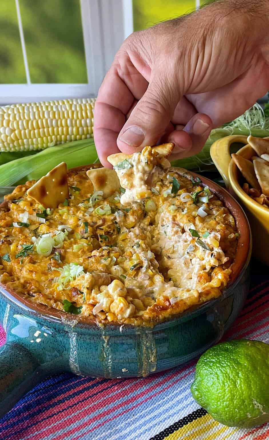 Mexican Street Corn Dip - Kudos Kitchen by Renee