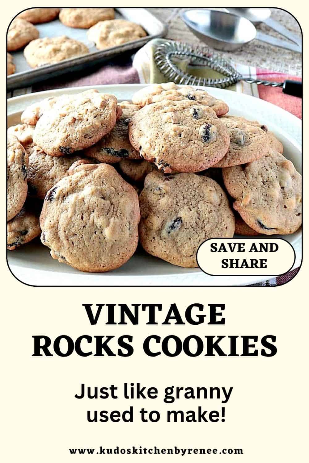 1930s Vintage Rocks Cookies - Kudos Kitchen by Renee