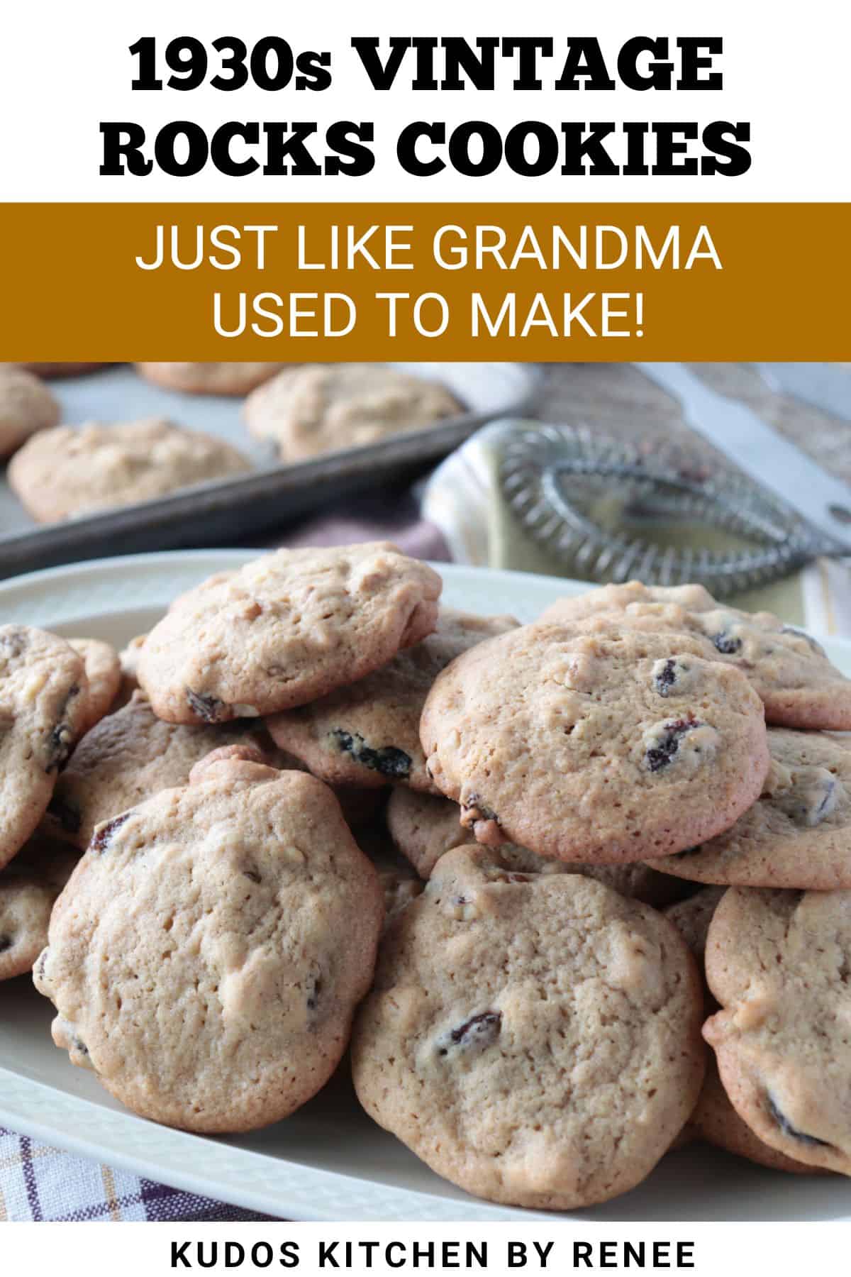 1930s Vintage Rocks Cookies - Kudos Kitchen by Renee